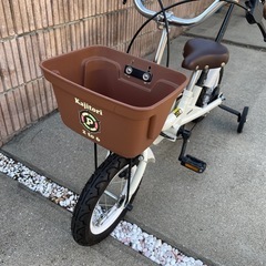 【美品】ピープル　かじとり式　12インチ　自転車の画像