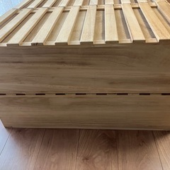 天然木製衣装ケース　4個セットの画像