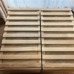 天然木製衣装ケース　4個セットの画像