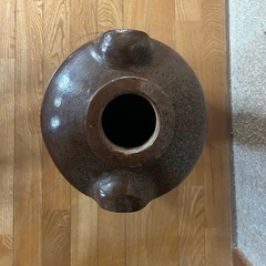 大きな酒壺 ヒビありの画像