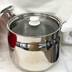 【札幌市内配送可】サーモス/THERMOS シャトルシェフ 4.5L 真空保温調理器 KBA-4501 トマト 中古品の画像