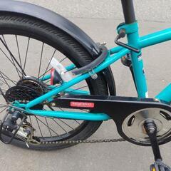 22インチ 🚲 中古 ジュニア 自転車 8,980円 🔁6段切替 🔑鍵 💡ライト付 新規防犯登録料コミ 902の画像