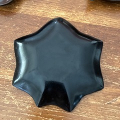 和風　木製風　小皿の画像