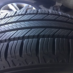 エクストレイル等 225/60R17 アルミホイール付夏タイヤ 4本セットの画像