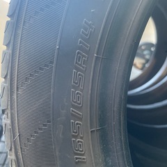 165/65R14 DUNLOP 夏タイヤ4本の画像