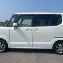 N BOX　GLパッケージ　H26年式　14万km　車検満タン　BT音楽再生付きナビ　パワスラ　フルオートエアコン　スマートキー　ETC　ステアリングスイッチ の画像