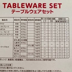 ミキハウス　テーブルウエアセット　ベビーフードセットの画像