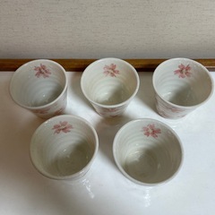 湯呑み5個の画像