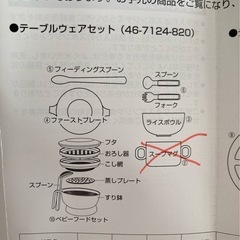 ミキハウス　テーブルウエアセット　ベビーフードセットの画像