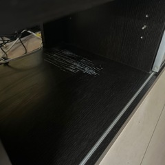ダークブラウン木目調　テレビ台　引き出し付きの画像