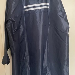 紺色、ポンチョ　雨カッパ　　　の画像