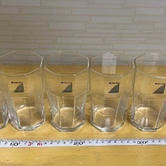 【グラス】佐々木硝子 LINER 八角形ブロックカット 水差し+グラス5個セットの画像