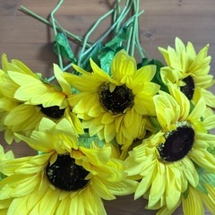 【大量】ひまわり造花　フォトブースに！の画像