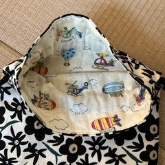 巾着約19cm/ハンドメイドの画像