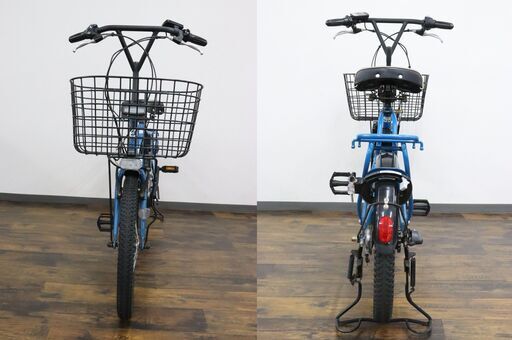 【ヤ取終了9/21】≪ZR940ジ≫ BRIDGESTONE/ブリヂストン 電動アシスト自転車 アシスタベーシックミニ A0BD18 6.6Ah 20×1.95/57-355 52-406/18×2.125 通勤/通学