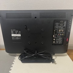 SHARP AQUOS LC-22K20 2015年製 22インチ リモコン付の画像