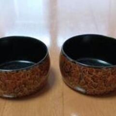 津軽塗 茶櫃、茶こぼし、徳利袴の画像
