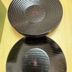 【象彦　菊 平筋茶托　５客】の画像