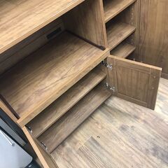 【ジャングルジャングル広陵店】　家具　キッチンボード　ブラウン　☆ジモティー特別価格☆の画像