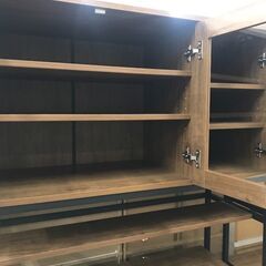 【ジャングルジャングル広陵店】　家具　キッチンボード　ブラウン　☆ジモティー特別価格☆の画像