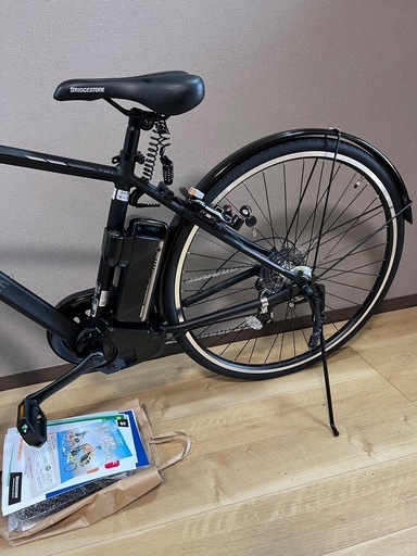 ほぼ新品✨ ブリヂストン電動自転車 TB1e、バッテリーB400（14.3～14.6Ah相当）。2025年7月28日購入、数回のみ使用