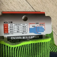 決まりました　
軍手 　　の画像