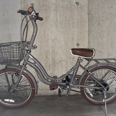 キャプテンスタッグ(CAPTAIN STAG) 20インチ 折りたたみ自転車 FDB206の画像