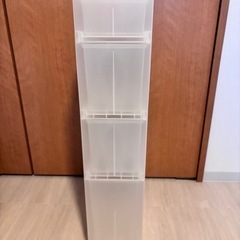 【無印良品】 ポリプロピレン　収納ストッカー　キャスター付き(収納ケース)の画像