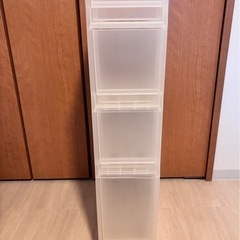 【無印良品】 ポリプロピレン　収納ストッカー　キャスター付き(収納ケース)の画像