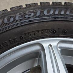 165/65R13 BRIDGESTONE VRX スタッドレス ブリヂストン 4本セット アルミホイール付きの画像