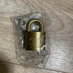 決まりました
　南京錠　2個の画像
