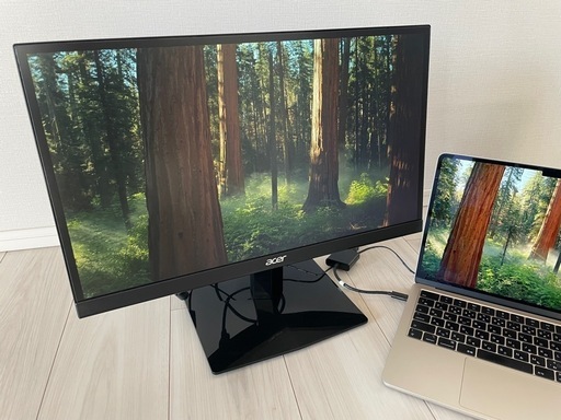 【HDMI付】Acer 21.5インチ フルHDモニター HA220QAbi 電源ケーブル付