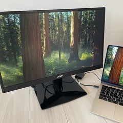 【HDMI付】Acer 21.5インチ フルHDモニター HA220QAbi 電源ケーブル付の画像