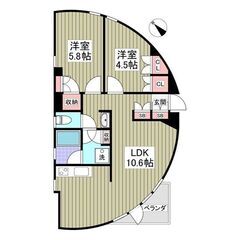 💕初期費用分割相談可、フリーレント（初月賃料無料）🎵カップル、フ...