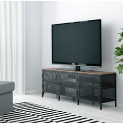 FJÄLLBO IKEA フィエルボ テレビ台, ブラック, 150x36x54 cmの画像