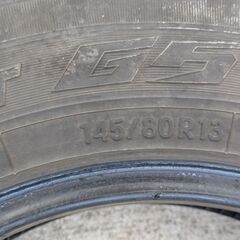 特価品　工賃込みトーヨー製冬タイヤ１４５／８０Ｒ１３　４本セット②の画像