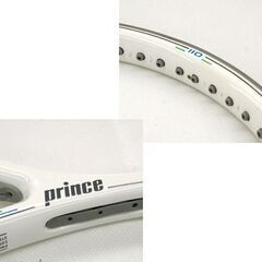 未使用保管品 prince 硬式テニスラケット spectrum comp series110 ホワイト ガット・ケース付属 札幌市 清田区 平岡の画像