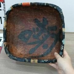 0814-092 竹ザル　油紙加工の画像