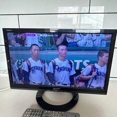 中販紅　【Week】SHARPシャープ株式会社 AQUOS 液晶テレビ19型　LC-19K30 2015年　動作確認済み　現状渡し　08-14-13 の画像