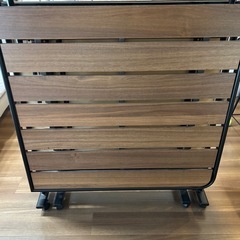 折りたたみベッド　すのこ　シングルの画像