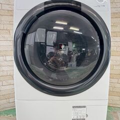 大阪送料無料★3か月保障付き★ドラム式洗濯機★シャープ★7kg★2022年★ES-S7G-WR★SS-143の画像
