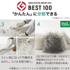 ニトリシングルベッドマットレスの画像