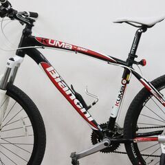 ≪R376ジ≫ Bianchi/ビアンキ マウンテンバイク OFF-ROAD kuma S100 ハードテイル 480mm 3×8ギア/24段変速 サイクリング 現状品の画像