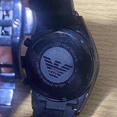エンポリオアルマーニAR-5981時計　中古　しゃぶしゃぶさんに決まりました。の画像
