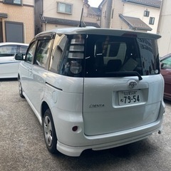 シエンタ 7人乗り 車検長い 77500km ナビ 地デジ ETC 電動スライドドア の画像