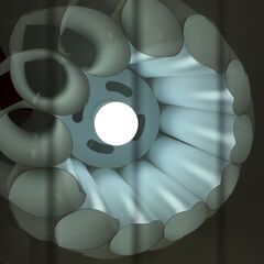 照明 ライト ホワイト おしゃれ 動作確認済  家電 インテイリア 25h菊HGの画像