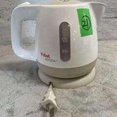 ティファール 電気ケトル BF805 0.8L 1250W 白色 動作確認済 電気湯沸器 T-fal APRECIA キッチン家電 湯沸かし 21 Y2100の画像
