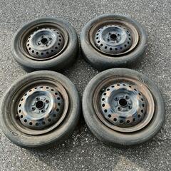 『無料』14インチ鉄チンホイール＋タイヤ付き155/65/R14　の画像