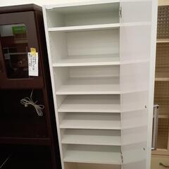 【リユースのサカイ八街店】★ジモティ割あり★ 収納棚　ホワイト　クリーニング済　YJ7344の画像