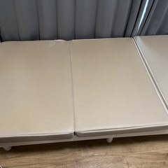 アイリスオーヤマ　シングルベッド　マットレス付きの画像